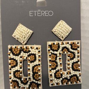 Etereo beaded earrings.